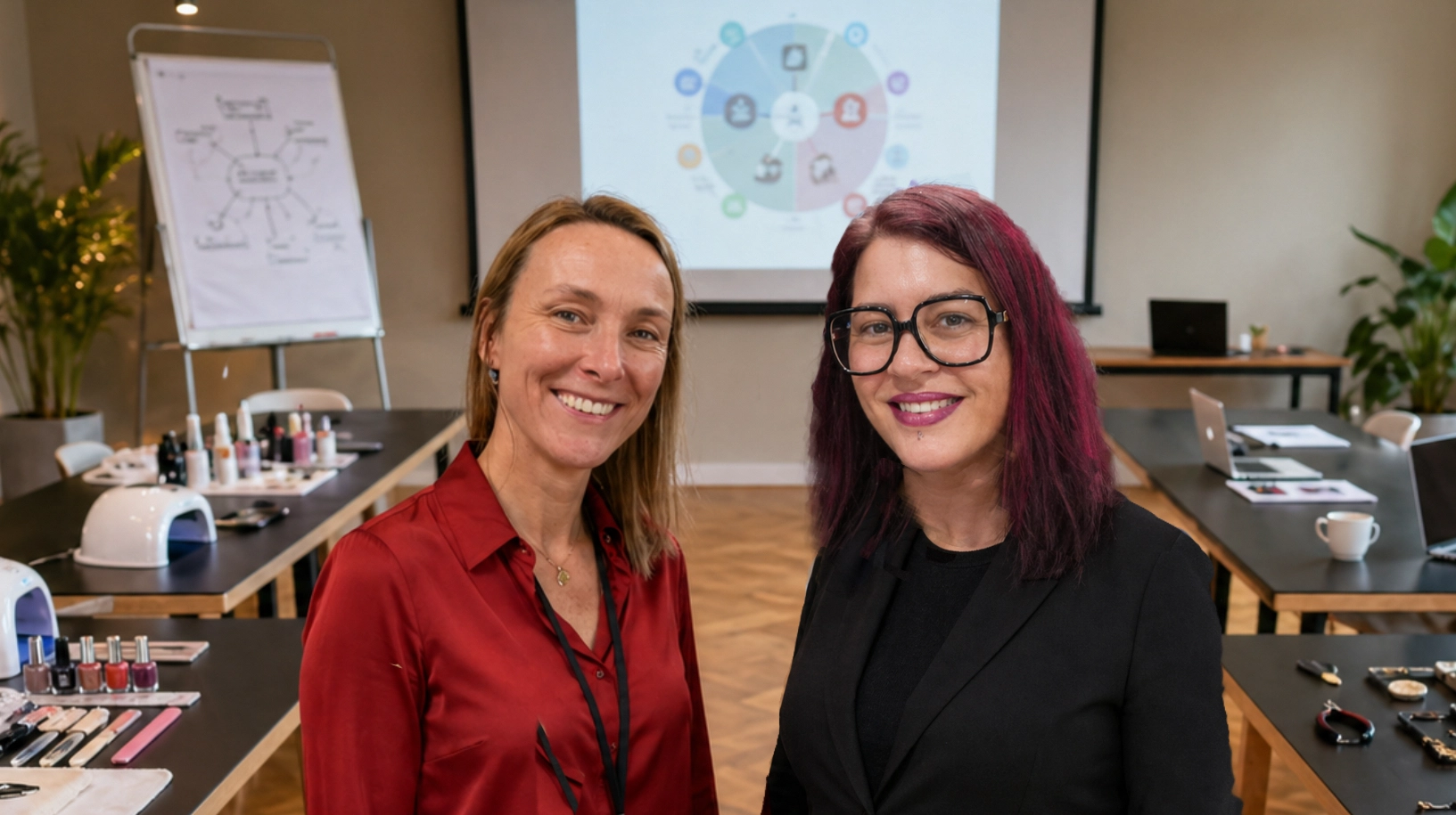 Delphine et Julie, formatrices à La Formaterie, dans